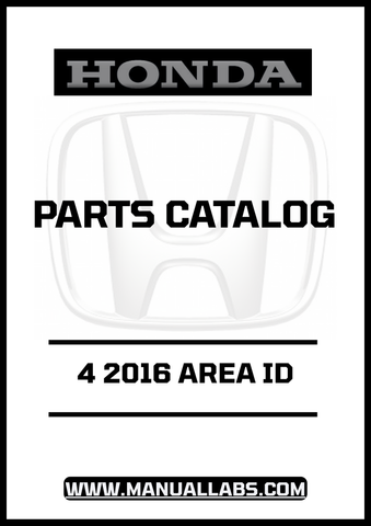 Designed specifically for the 2016 Honda Accord, this manual simplifies the process of identifying and sourcing the correct door components. Whether you're a DIY enthusiast or a professional mechanic, you'll appreciate the clarity and precision of the information provided, making your repair tasks more efficient and effective.