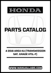 Unlock the full potential of your 2016 Honda Accord with our comprehensive Door Parts Catalog Manual. This PDF download is specifically designed for the 4-door model with a 5AT transmission and VTIL-F grade, ensuring you have the most relevant and precise information at your fingertips.