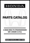 Unlock the full potential of your 2016 Honda Accord with our comprehensive Door Parts Catalog Manual. This PDF download is specifically designed for the 4-door model equipped with a 5-speed automatic transmission and 2.4 EL grade, ensuring you have the most relevant information at your fingertips.