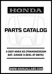 Unlock the full potential of your 2017 Honda Accord with our comprehensive Door Parts Catalog Manual. This PDF download is specifically designed for the 4-door model featuring the 6AT transmission and Grade 3.5EXL at BB7A, ensuring you have the most relevant and detailed information at your fingertips.