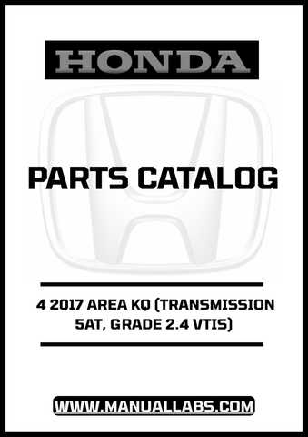 Unlock the full potential of your 2017 Honda Accord with our comprehensive Door 4 Parts Catalog Manual. This PDF download is specifically designed for the 2.4 VTIS model equipped with a 5AT transmission, ensuring you have the precise information you need for maintenance and repairs.