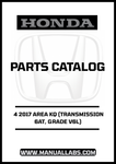Unlock the full potential of your 2017 Honda Accord with our comprehensive Door Parts Catalog Manual. This PDF download is specifically designed for the 4-door model equipped with a 6AT transmission and V6L grade, ensuring you have the most relevant information at your fingertips.
