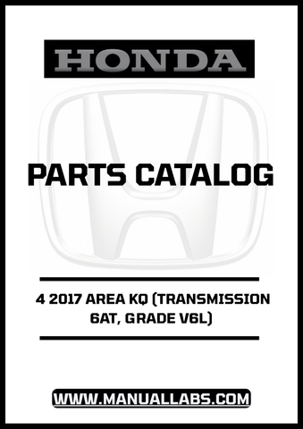 Unlock the full potential of your 2017 Honda Accord with our comprehensive Door Parts Catalog Manual. This PDF download is specifically designed for the 4-door model equipped with a 6AT transmission and V6L grade, ensuring you have the most relevant information at your fingertips.