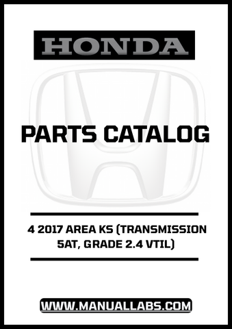 Unlock the full potential of your 2017 Honda Accord with our comprehensive Door Parts Catalog Manual, specifically designed for the 4-door model featuring the 5AT transmission and 2.4 VTIL grade. This PDF download provides you with detailed diagrams, part numbers, and specifications, ensuring you have everything you need for efficient repairs and maintenance.