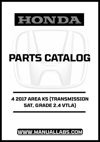 Discover the ultimate resource for your 2017 Honda Accord with our comprehensive Door Parts Catalog Manual. This PDF download is specifically designed for the 4-door model featuring the 2.4 VTLA grade and 5AT transmission, ensuring you have the precise information you need for maintenance and repairs.