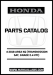 Unlock the full potential of your 2018 Honda Accord with our comprehensive Door 4 Parts Catalog Manual. This PDF download is specifically designed for the 2.4 VTI model equipped with a 5AT transmission, ensuring you have the precise information you need for maintenance and repairs.