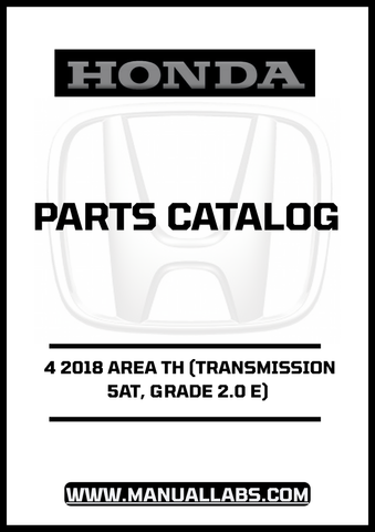 Inside this manual, you'll find detailed diagrams, part numbers, and specifications that make identifying and sourcing replacement parts a breeze. Whether you're a DIY enthusiast or a professional mechanic, this resource will save you time and effort, allowing for efficient repairs and maintenance.