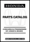 Discover the ultimate resource for your 2019 Honda Accord with our comprehensive Door 4 Parts Catalog Manual. This PDF download is specifically designed for the CVT transmission and EL grade model in Brunei, ensuring you have the most relevant information at your fingertips.