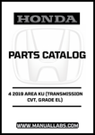 Discover the ultimate resource for your 2019 Honda Accord with our comprehensive Door Parts Catalog Manual. This PDF download is specifically designed for the 4-door model equipped with a CVT transmission and EL grade, ensuring you have the most relevant information at your fingertips.