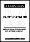 Unlock the full potential of your 2019 Honda Accord with our comprehensive Door 4 Parts Catalog Manual. This PDF download is specifically designed for the CVT transmission and Grade E model in Pakistan, ensuring you have the most relevant and accurate information at your fingertips.