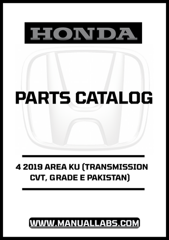 Unlock the full potential of your 2019 Honda Accord with our comprehensive Door 4 Parts Catalog Manual. This PDF download is specifically designed for the CVT transmission and Grade E model in Pakistan, ensuring you have the most relevant and accurate information at your fingertips.