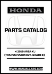 Unlock the full potential of your 2019 Honda Accord with our comprehensive Door 4 Parts Catalog Manual. This PDF download is specifically designed for models equipped with CVT transmission and Grade E specifications, ensuring you have the most relevant information at your fingertips.