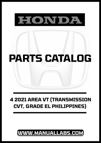Unlock the full potential of your 2021 Honda Accord with our comprehensive Door Parts Catalog Manual. This PDF download is specifically designed for the CVT transmission and EL grade models available in the Philippines, ensuring you have the most relevant information at your fingertips.