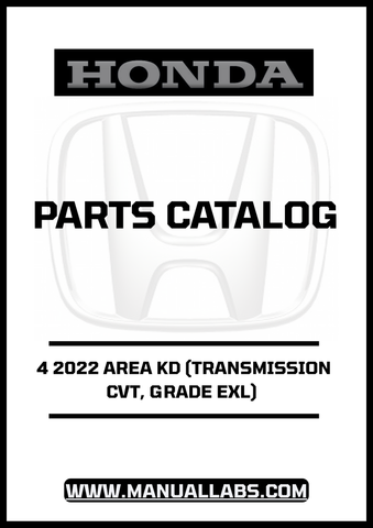 Unlock the full potential of your 2022 Honda Accord with the comprehensive Door 4 Parts Catalog Manual. This PDF download is specifically designed for the EXL grade with CVT transmission, providing you with detailed information on every component related to the door assembly.
