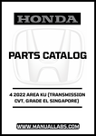 Discover the ultimate resource for your 2022 Honda Accord with our comprehensive Door 4 Parts Catalog Manual. Designed specifically for the CVT transmission and EL grade model in Singapore, this PDF download provides detailed insights into every component, ensuring you have the information you need for maintenance and repairs.