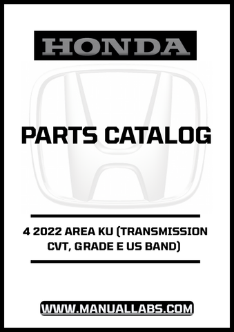 Discover the essential resource for your 2022 Honda Accord with our comprehensive Door 4 Parts Catalog Manual. This PDF download is specifically designed for models equipped with CVT transmission and Grade E US Band, ensuring you have the most accurate and relevant information at your fingertips.