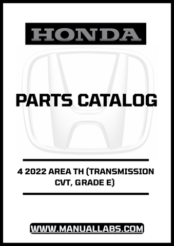 Discover the ultimate resource for your 2022 Honda Accord with our comprehensive Door Parts Catalog Manual. This PDF download is specifically designed for the 4-door model equipped with a CVT transmission and Grade E specifications, ensuring you have the most relevant information at your fingertips.