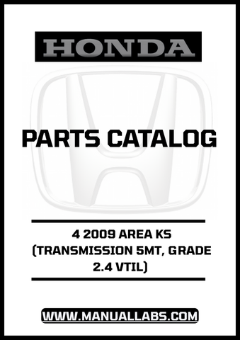 Unlock the full potential of your 2009 Honda Accord with our comprehensive Door Parts Catalog Manual. This PDF download is specifically designed for the 4-door model featuring a 5MT transmission and the 2.4 VTIL grade, ensuring you have the precise information you need for maintenance and repairs.