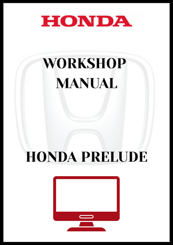 HONDA PRELUDE WORKSHOP MANUAL - PDF