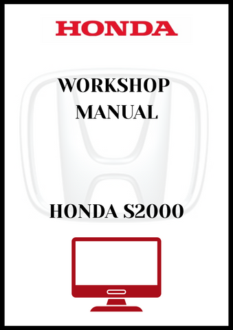 HONDA S2000 WORKSHOP MANUAL - PDF