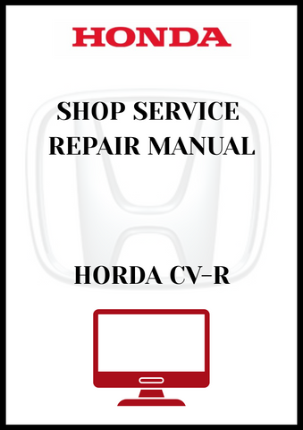 HORDA CV-R SHOP SERVICE REPAIR MANUAL - PDF