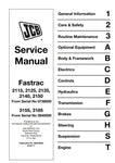 Discover the ultimate resource for maintaining your JCB FASTRAC series with the comprehensive service manual covering models 3155, 3185, 2115, 2125, 2135, 2140, and 2150. This manual, designated 9803/8020, is designed to provide you with detailed insights and step-by-step instructions to ensure your machinery operates at peak performance.