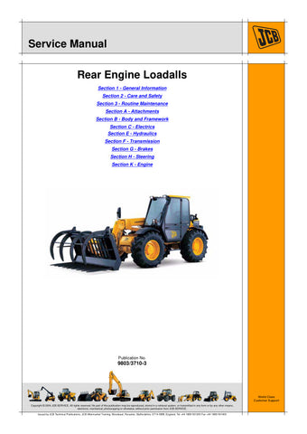  Ensure your JCB 526, 526S, 528-70, and 528S Loadall operates at peak performance with the comprehensive Service Manual (9803/3710-3). This essential guide provides detailed instructions, diagrams, and troubleshooting tips tailored specifically for your machine, making maintenance and repairs straightforward and efficient.
