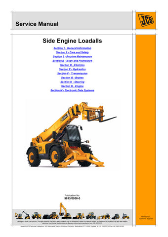 Enhance your operational efficiency with the JCB 540-140, 540-200, 540-170, 535-125 HI VIZ, and 535-140 HI VIZ Service Manual (Part No. 9813-0950). This comprehensive guide is designed to provide you with essential information for maintenance and troubleshooting, ensuring your equipment runs smoothly and reliably.