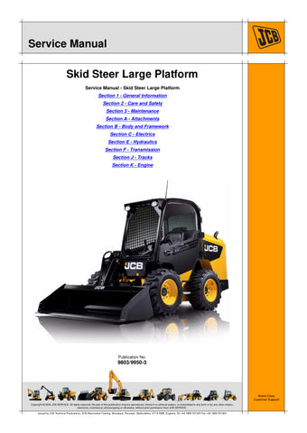 Discover the JCB 8061 Compact Excavator Service Manual, your essential guide for maintaining and optimizing the performance of your JCB machinery. This comprehensive manual covers models including the JCB 225, 225T, 260, 260T, 280, 300, 300T, 320T, and 330 Skid Steer, ensuring you have all the information you need at your fingertips.