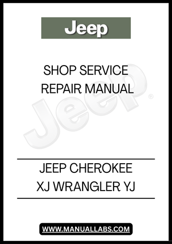 REV UP YOUR REPAIR SKILLS WITH THE JEEP CHEROKEE XJ WRANGLER YJ SHOP SERVICE REPAIR MANUAL. THIS COMPREHENSIVE GUIDE IS DESIGNED SPECIFICALLY FOR JEEP ENTHUSIASTS AND MECHANICS, PROVIDING DETAILED INSTRUCTIONS AND DIAGRAMS TO TACKLE ANY MAINTENANCE OR REPAIR TASK WITH CONFIDENCE. WHETHER YOU'RE A SEASONED PRO OR A DIY NOVICE, THIS MANUAL IS YOUR GO-TO RESOURCE FOR KEEPING YOUR JEEP IN TOP SHAPE.