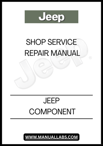 UNLOCK THE FULL POTENTIAL OF YOUR JEEP WITH THE JEEP COMPONENT SHOP SERVICE REPAIR MANUAL. THIS COMPREHENSIVE GUIDE IS DESIGNED FOR BOTH SEASONED MECHANICS AND DIY ENTHUSIASTS, PROVIDING DETAILED INSTRUCTIONS AND DIAGRAMS TO TACKLE ANY REPAIR OR MAINTENANCE TASK WITH CONFIDENCE.