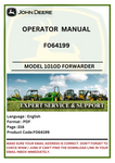  Discover the comprehensive operator manual for the John Deere 1010D Forestry Forwarder F064199. Enhance your operational efficiency with expert guidance.