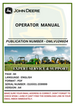  Discover the comprehensive operator manual for John Deere 1023E & 1026R compact utility tractors. Access essential information for optimal performance and maintenance.