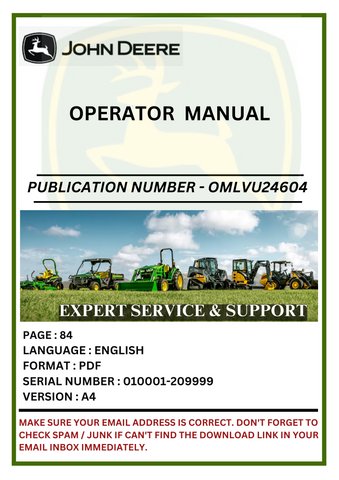  Discover the comprehensive operator manual for John Deere 1023E & 1026R compact utility tractors. Access essential information for optimal performance and maintenance.