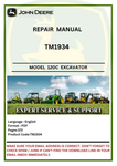 Explore the John Deere 120C Excavators repair manual (TM1935) for in-depth maintenance and repair insights. Enhance your excavator's performance with our expert guidance.