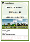  Explore the operator manual for John Deere 130G excavators. Get detailed insights and guidelines to ensure optimal performance and longevity of your equipment.