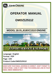  Access the operator manual for the John Deere 18.0L, 6180C1510 engine. Find detailed instructions and maintenance tips to ensure peak engine performance.