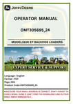  Unlock the full potential of your John Deere 310K EP Backhoe Loader with our operator manual. Essential tips and maintenance advice await you.