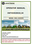  Unlock the full potential of your John Deere 344L Construction Loader with our detailed operator manual. Essential tips and guidelines for optimal operation await you.