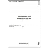 John Deere 1010B, 1058 Wheeled Forwarder Operation, Maintenance & Diagnostic Test Service Manual TM1942 - PDF File Download