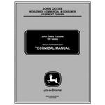 John Deere 102, 115, 125, 135, 145, 155C, 190C Lawn, Yard Tractor Operation, Maintenance & Diagnostic Test Service Manual TM2328 - PDF File Download