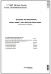 John Deere 1770NT 24-Row Planter Frame Diagnosis & Test Manual TM111619 - PDF File