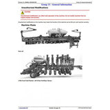 John Deere 1790 Front Fold Planter Repair Technical Manual TM2058 - PDF File