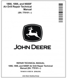 John Deere 1890, 1895, N500F Air Drill Repair Technical Manual TM145319 - PDF File