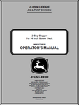 John Deere 2-Bag Bagger Manual OMM167395