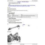 John Deere 265, 275 & 285 Disc Mowers Diagnostic & Repair Technical Manual TM1795 - PDF File