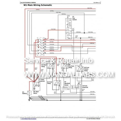 John Deere 3203 Compact Utility Tractor Technical Manual TM1150 - PDF File