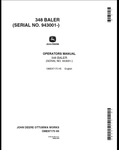 John Deere 348 Baler Operator’s Manual OME87175 - PDF File Download