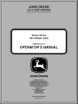 John Deere 38-Inch Mower Deck Manual 