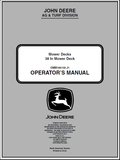 John Deere 38-Inch Mower Deck Manual 